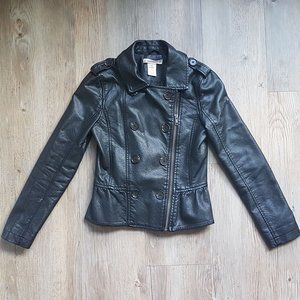 Joe Fresh Girls Faux Leather Biker Jacket